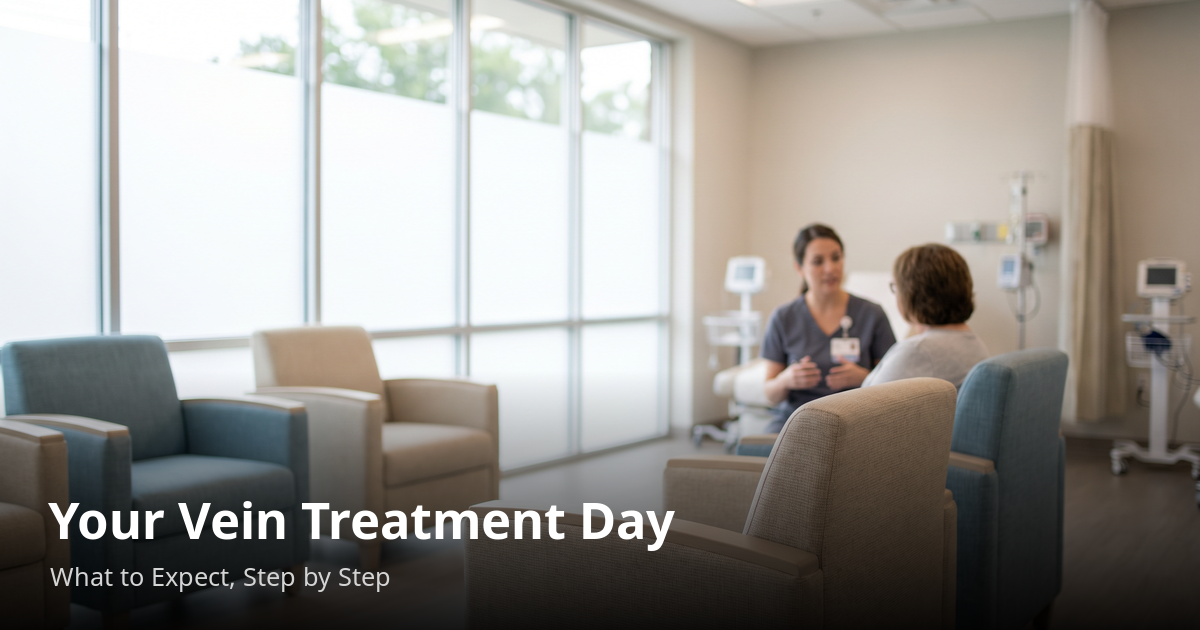 Read more about the article What to Expect on Varicose Vein Treatment Day — and After
